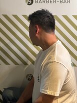 バーバーバー アカバネ(BARBER-BAR AKABANE)&nbsp;イケオジのアップスタイル毛流れオールバック#3