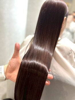 リノスムース(LINO smooth)の写真/【心斎橋3分】”少人数制サロン×マンツーマン施術”でお悩み解決！理想のサラ艶髪へ....