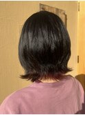 デザインカラー♪外ハネレイヤーボブ