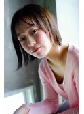 20代30代40代大人可愛い髪質改善カラー肩ラインエアリーボブ