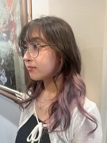 バロックトーキョー(BAROQUE TOKYO)&nbsp;パープルカラー/インナーハイライト【表参道原宿美容室】