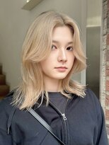 サンク 原宿 表参道(cinq)&nbsp;ミルクティーベージュハイトーンカラーケアブリーチダブルカラー