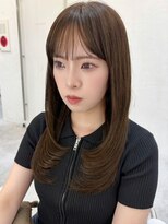 アナ ラーナ(Anna Lanna) ロングレイヤー、シャギーレイヤー、レイヤースタイル、ショコラ