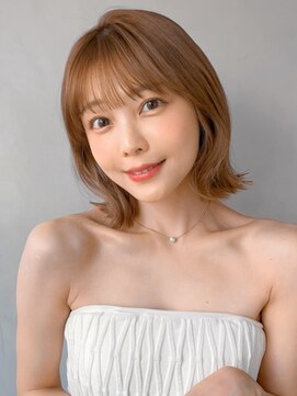 リヤン 表参道(lyann) ワンカールうる艶髪美髪斜めバング20代30代40代◎外ハネボブ