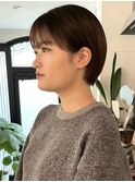 ショートボブ/小顔ショート/丸みショート/似合わせショート
