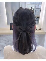 ユアーズヘア 新宿三丁目店(youres hair)&nbsp;リボンハーフアップ