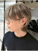 フェザーパーマサーフカール刈り上げセンターパート_ba571481