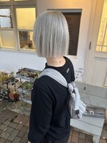 ヘアメイク アンジー(hair make anjii) ホワイトボブ