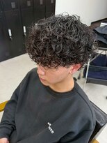 アリープパロット(ALEAP parrot)&nbsp;メンズ/スパイラルパーマ/マッシュショート【ALEAPparrot/大西】