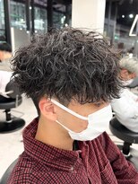 エルマーク 堺東(L-MARK) マッシュヘア/波巻きパーマ/men's/スパイラルパーマ