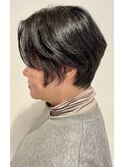 前髪長め/ショートレイヤー