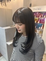アヴァンスアンス 広島袋町店(AVANCE.ens)&nbsp;着物ヘア/大人ガーリー/ダークアッシュ/似合わせカット/袋町
