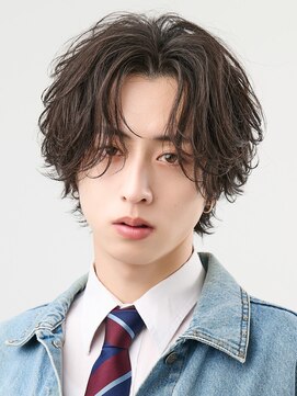 メンズヘアセンス 渋谷(MEN'S HAIR SENSE) ニュアンスパーマ/センターパート/メンズ/眉毛/フェザーパーマ