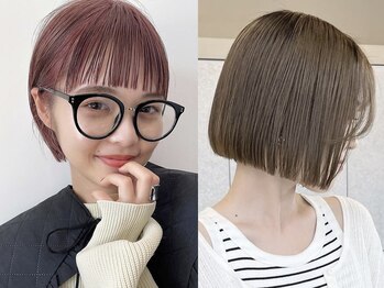 アム(am)の写真/360度どこから見ても綺麗な美シルエット◎緻密なカットでお洒落さ引き立つ似合わせボブ♪