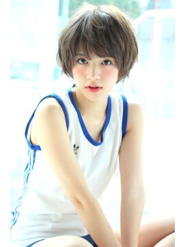 アンアミ オモテサンドウ(Un ami omotesando) 【Un ami】似合せ バランス 小顔グレージュショート（増永剛大）