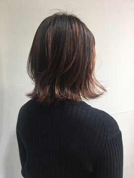 エムサロン 前橋川原(emusalon) オレンジハイライト×レイヤー