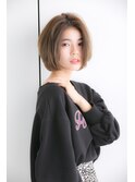 【Le'a】ボブ×透明感グレージュ