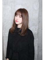 サロンドミルク 原宿(salon de MiLK)&nbsp;【salon de MiLK 原宿】ケアブリーチ×シースルーバング