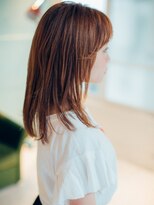 ヘアークラブ(HAIR CLUB) 流し前髪×無造作ミディ