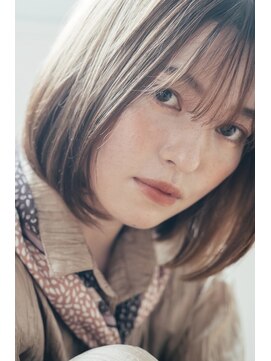 ダブル(W) こなれミディ　ミニボブ　自由が丘　JOE