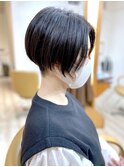 【松戸　ムラマツ】黒髪　大人かわいい　ショートボブ