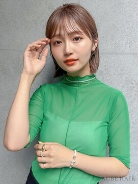 オーブ ヘアー ハナ 長野茅野店(AUBE HAIR hana) 20代・30代_耳掛けナチュラルショート
