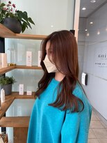 韓国女子＊くびれ巻き＊ローズブラウン【ZinaCENTRAL】