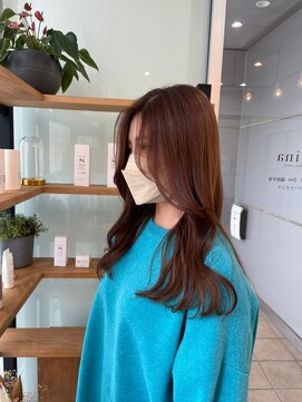 ジーナ セントラル銀座(Zina) 韓国女子＊くびれ巻き＊ローズブラウン【ZinaCENTRAL】