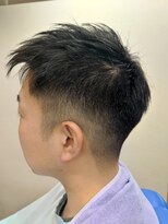 ヘアーカットデザインサロン スマッシュ 田町店(Hair cut design salon Smash)&nbsp;爽やかショートアップバングフェード ショート ビジネススタイル