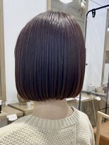 エミュ 伏見 国際センター(emu)&nbsp;コンパクトボブ/ミニボブ/艶ボブ/暗髪/艶感カラー/伏見