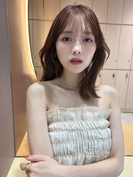 グロー 大宮(GLROW) 韓国ミディアム、くびれ、レイヤーカット、前髪haruhi