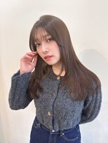 トータルビューティーサロン プリエ(prier) 艶たっぷり韓国レイヤー/レイヤーカット/韓国風ヘア/韓国前髪