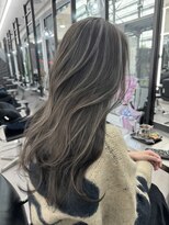 アルドーレフィエロ シンサイバシ(Ardore fiero shinsaibashi)&nbsp;コントラスト極ハイライト☆グレーベージュ