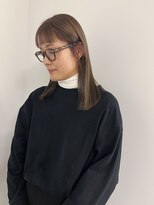 イーチ 吉祥寺(EACH)&nbsp;【村松美穂】ミルクティーベージュ×オン眉ミディアム