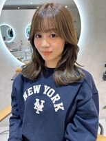 エヌ 武庫之荘店(enu)&nbsp;#オリーブグレージュ#くびれレイヤー