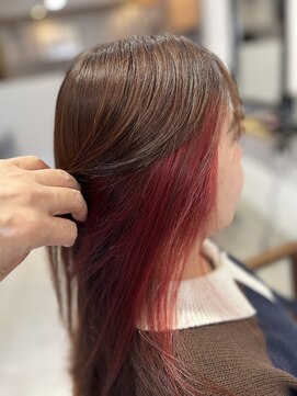 アヤジンビオス店(Ayajn bios) 髪質改善トリートメントとインナーカラー