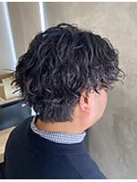 エッジ ヘア メイク(edge hair +make)&nbsp;メンズ/スパイラルパーマ/ツイストパーマ/ニュアンスパーマ/流山