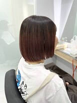 クシュ 本川越店(kusyu...)&nbsp;クラゲヘアー#アプリコットオレンジ#マロンベージュエンドカラー