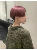 10代20代/ショート×ピンクバイオレット