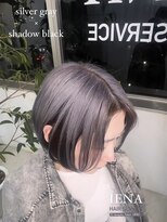 イエナ 渋谷(IENA)&nbsp;デザインカラーケアブリーチダブルカラーブラックグレーシルバー