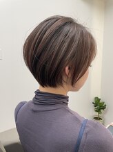 アプレッジ(PLEDGE) 【山科】ひし形ショート×ナチュラルショートボブ30代40代【中村