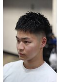 ミドルスキンフェードショート