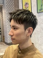 ステレオ ヘアデザイン 安城店(STEREO HAIR DESIGN) メンズショート×アップバング（6月）