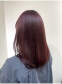 ピンクブラウン  ×  ミディアム