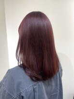 ヘアー ホスピタル ソアン(hair hospital soan)&nbsp;ピンクブラウン  ×  ミディアム