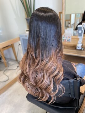 ケースタイルシェノン(K-STYLE CHAINON) グラデーションカラー×ベージュ