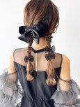 シックで可愛いツインアレンジ