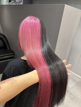 ロテ 名古屋 名駅店(Lote.) くびれヘア/デザインカラー/夏のヘアアレンジ/名古屋