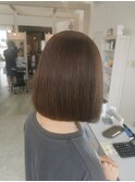 切りっぱなしボブ