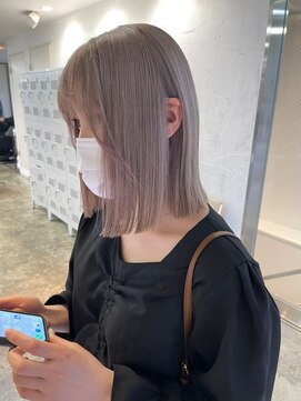 リムレスバイサンク 万代 新潟駅(LIMLESS by cinq) ミルクティーベージュピンクベージュラベンダーベージュカラー